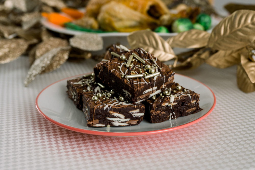 Our Christmas Triple Chocolate Brownie are the perfect gift for loved ones across the country. With free next day UK delivery, what's not to love?