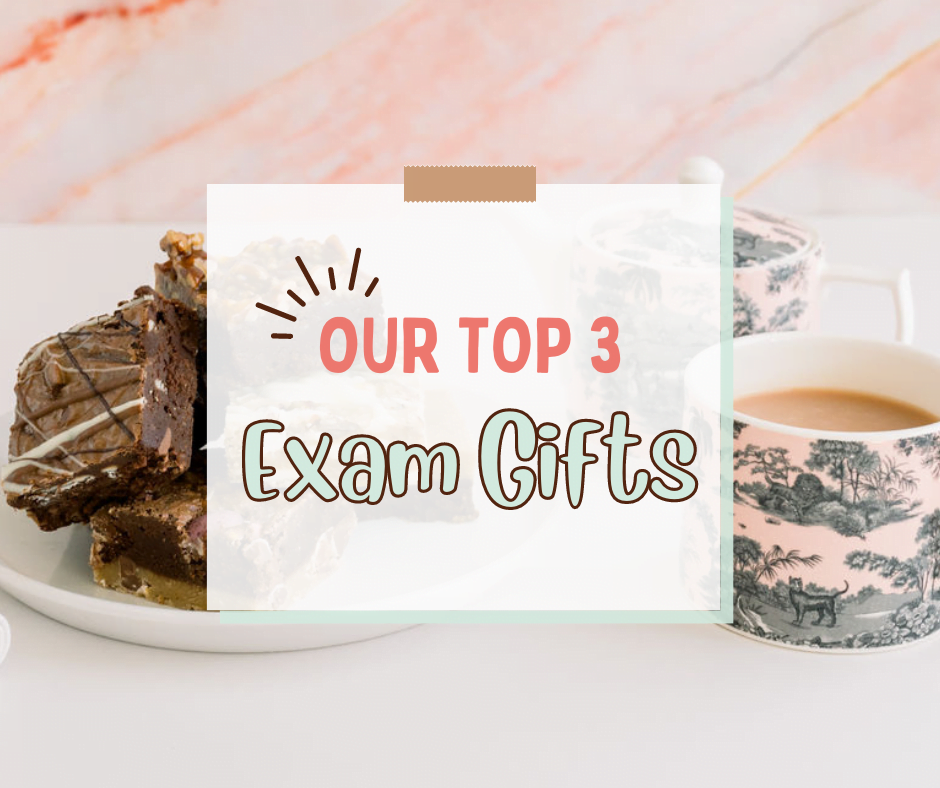 Brownie and the Beans top 3 exam gift ideas selection.